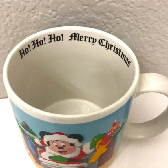 Vintage Mickey Mouse Merry Christmas Mug - Picture 2 of 5